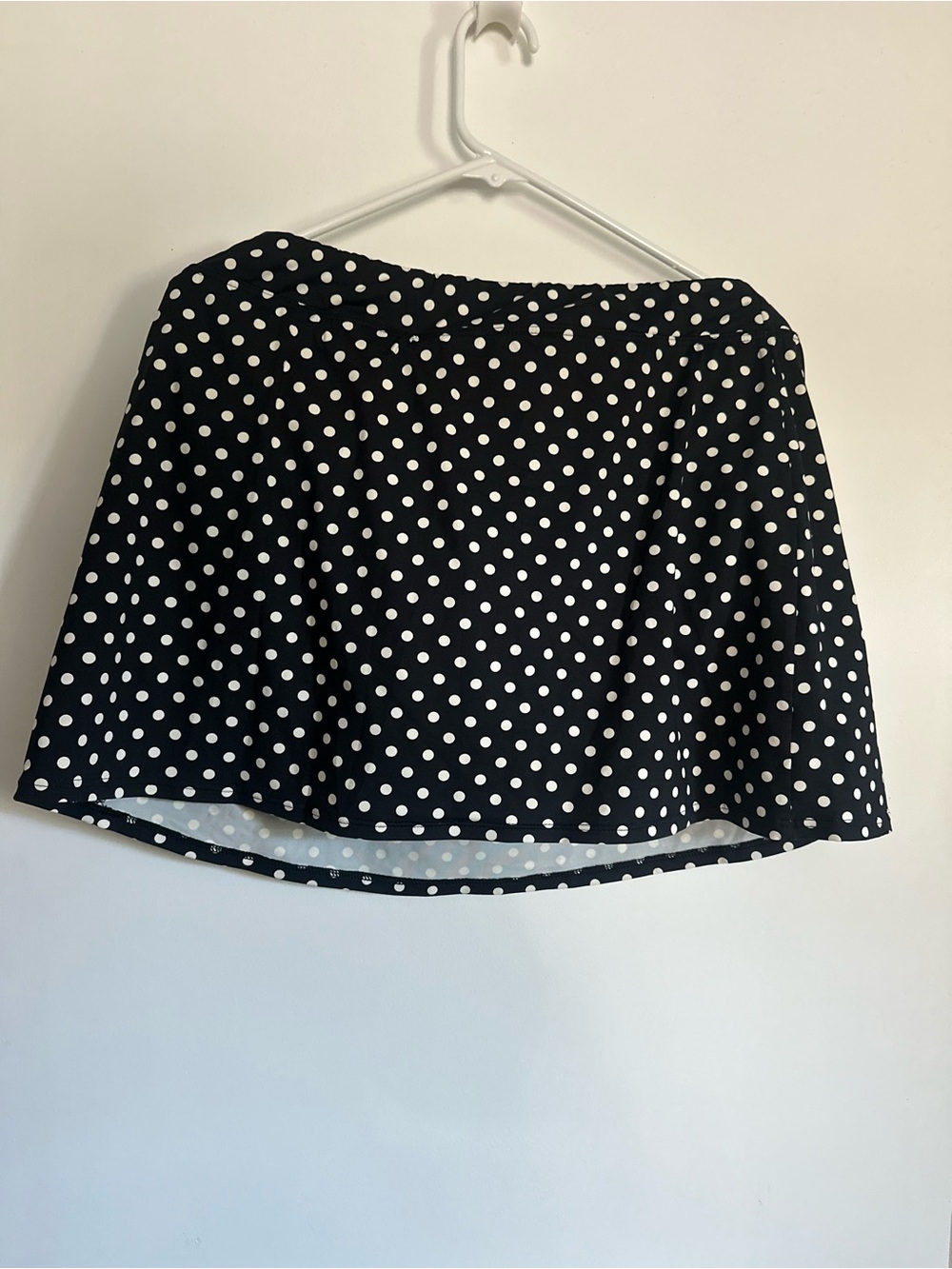 3 Lands End Swim Skirts Black and White Polka, Blue & Pink